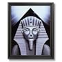 Egyptian Sphinx And Pyramid Wall Decor Picture Black Framed Art Print