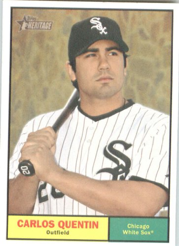 2010 Topps Heritage #257 Carlos Quentin - Chicago White Sox (Baseball Cards)