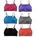 Sweet Allure Women's Solid Color Sports Bras, Assorted, O/S (Pack of 6)