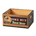 Home Run Root Beer Painted Milk Crate