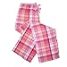Hanes Womens Plaid Cotton Pajama Pants