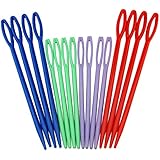 HIGHROCK Colorful Plastic Sewing Needles 16picks