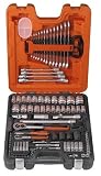 Bahco S106 S106 Socket Set 106-Piece 1/4 & 1/2-Inch Drive