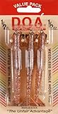 DOA FLV Shrimp New Penny Lure (3-Pack), Brown, 4-Inch