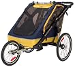 Baby Jogger Switchback Hybrid Jogging Stroller/Bicycle Trailer - Navy/Yellow
