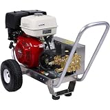 Pressure Pro EB4035HG Heavy Duty Professional 3,500 PSI 4.0 GPM Honda Gas Powered Belt Drive Pressure Washer With General Pump (CARB Compliant)