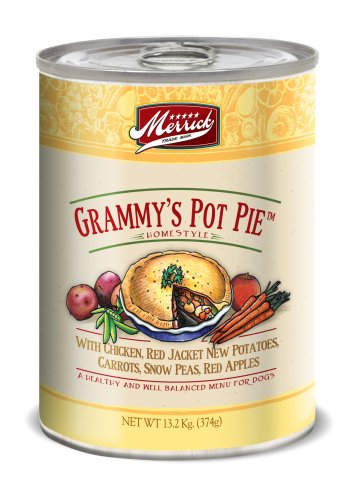 More image Merrick Grammy's Pot Pie Dog Food 13.2 oz (Pack of 12)