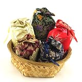 Bamboo Charcoal Cloth Bag 240g 5pc - One of each color