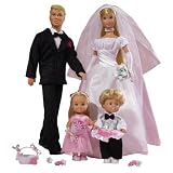 5120vsUeOpL. SL160  Simba 105736910   Steffi Love, perfekte Hochzeit, inklusive vier Puppen