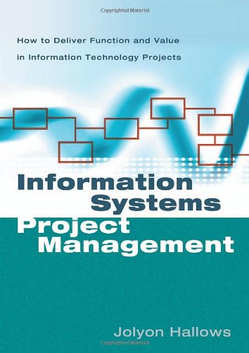 information systems project management how to deliver function and value in information technology projects
