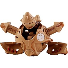 Bakugan New Vestroia Bakuneon LOOSE Single Figure Special Attack TRAP Sub Terra (Brown) Baliton