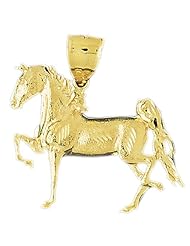 CleverEves 14K Gold Pendant Horse 8.8 - Gram(s)