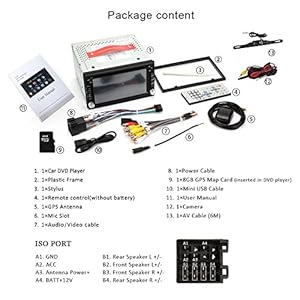 Lowest price for  Pumpkin Double Din In Dash Universal Car GPS Sat Nav Navigation 6