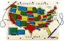Magnetic Travel USA Map by Anatex