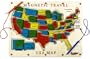 Magnetic Travel USA Map by Anatex