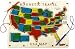 Magnetic Travel USA Map by Anatex
