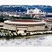 Pittsburgh Steelers Greats Autographed View From Outside Three Rivers Stadium 20 x 24 Photograp