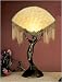 LAMPS BEAUTIFUL Art Deco Fan with Glass Beaded Fringe Accent Table Lamp by Meyda Tiff...