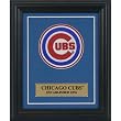 Chicago Cubs Embroidered Commemorative Patch Mat and Frame
