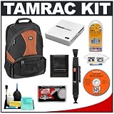 Tamrac 3380 Aero 80 Photo/Laptop Digital SLR Camera Backpack (Rust) + Accessory Kit for Canon EOS 7D, 5D Mark II III, 60D, Rebel T3, T3i, Nikon D3100, D3200, D5100, D7000, D800, A35, A55, A57, A65, A77 Digital SLR Cameras