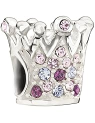 Authentic Chamilia Charm "Crystal Crown - Purple" 2083-0397