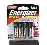 Energizer AA Alkaline Batteries - 4 Pack