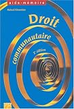 Revue Sirey  / Droit communautaire : Aide-Mémoire