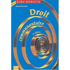 Droit communautaire : Aide-M�moire