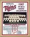 Maple 11x13 1987 Minnesota Twins World Series Championship Team Photo Plaque