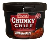Campbell Chunky Firehouse Hot & Spicy Chili, 15.25-Ounce Microwavable Containers (Pack of 8)