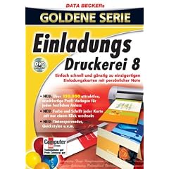 Einladungs-Druckerei 8 (DVD-ROM)