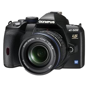 Olympus E-520 DSLR Camera With 14-42mm lens