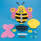 Foam Bee Thermometer Craft Kit (Makes 12)
