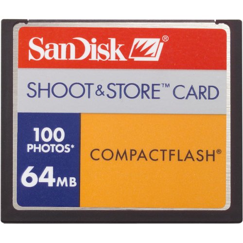 Sandisk 64MB/100 PICTURE COMPACTFLASH  SDCFS-64-A10 