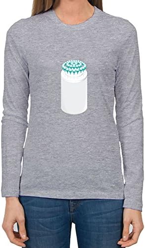 Grey Round-collar Lollipops Women Funny Long-sleeve Medium