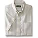Short-Sleeve Patterned Pinpoint Oxford Shirt