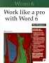 Work Like a Pro With Word 6 for Windows