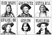 Kitchen & Housewares : Legends of the Old West - Set of 6 Magnets