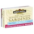 Crown Prince Natural Skinless & Boneless Sardines in Water, 4.37-Ounce Cans (Pack of 25)
