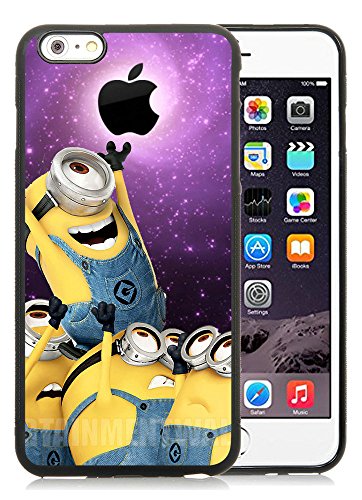 Despicable Me Minions Apple iPhone 6 PLus 5.5 TPU Case Cover #195 Black