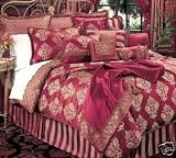 Waterford Charlemont Ruby Red Decorative Pillow 18 X 18 Square
