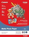Canon Matte Photo Paper, 8.5 x 11 Inches, 50 Sheets (7981A004)