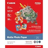 Canon Matte Photo Paper, 8.5 x 11 Inches, 50 Sheets (7981A004) ~ Canon