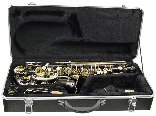 MusicalInstruments: Signature Music Black Alto Saxophone Sax Brand New With Case 2710BK