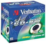 Verbatim CDRW 80 Audio 10 Pack J/Case