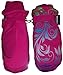 N'Ice Caps Girls Multi Shaded Scroll Print Thinsulate And Waterproof Mitten