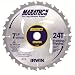 Irwin 24030 Marathon 7-1 4-Inch 24 Tooth ATB Framing and Ripping Saw Blade with 5 8-Inch and Diamond Knockout Arbor