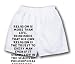 White Boxer Short with Religion is more than life. Remember that his own religion is ...