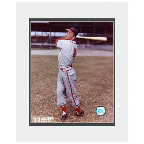 St. Louis Cardinals Stan Musial Matted Photo