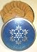 Gourmet Food : Scott's Cakes 2 1/2 lb. Peanut Butter Cookies in a Large Snowflake Tin